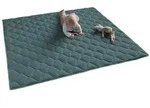 Sanosoft Krabbeldecke, Petrol, Textil, F&uuml;llung: Vlies, Rechteckig, 130x150 cm,