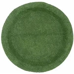 Homescapes Badematte, Smaragdgr&uuml;n, Textil, Uni, Rund, 80x80 cm, Oeko-Tex&reg;...