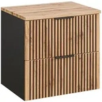 Lomado Waschtisch, Braun, Holzwerkstoff, 61x59x47 cm, Badezimmer,