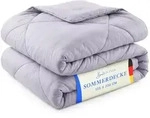 Bestlivings Sommerbett, Flieder, Textil, F&uuml;llung: Polyester, Rechteckig, 135x200 cm,