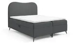 Fun M&ouml;bel Boxbett, Dunkelgrau, Textil, 160x200 cm, Schlafzimmer, Betten,