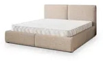 Masseno Polsterbett, Beige, Holz, 140x200 cm, Schlafzimmer, Betten,...