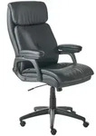 Beliani Chefsessel, Schwarz, Kunststoff, 66x117x66 cm, Arbeitszimmer,...
