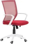 Beliani B&uuml;rostuhl, Rot, Kunststoff, 1-Sitzer, 55x96x55 cm, Arbeitszimmer,