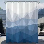 Duschvorhang, Mehrfarbig, Textil, 200x200 cm, Badtextilien, Duschvorh&auml;nge