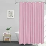 Duschvorhang, Rosa, Textil, 180x200 cm, Badtextilien, Duschvorh&auml;nge