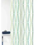 Grund Duschvorhang Tenura, Wei&szlig;, Kunststoff, Streifen, 180x200 cm, Oeko-Tex&reg;