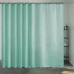 Duschvorhang, Hellgr&uuml;n, Textil, 275x180 cm, Badtextilien, Duschvorh&auml;nge