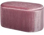 Homcom Truhenbank, Rosa, Kunststoff, 40x41x81 cm, Esszimmer, B&auml;nke, Sitzb&auml;nke