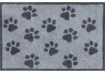 wash+dry Fussmatte Paws Grey, Grau, Textil, Hund, rechteckig, 40x60 cm,...
