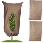Relaxdays Pflanzenschutzhaube, Beige, Kunststoff, Textil, Metall, 120x180x0.5 cm,