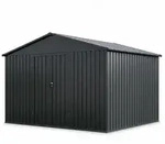 Albatros Ger&auml;tehaus, Anthrazit, Metall, Rechteckig, 339.6x199.6x375.3 cm,