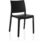 Mid.you Stuhl, Schwarz, Kunststoff, 47x80x51 cm, stapelbar, abwischbar,...