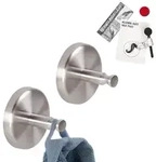 bremermann Handtuchhaken, Edelstahl, Metall, 6x4.5x6 cm, Badaccessoires,