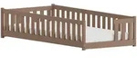 Kids Collective Bodenbett, Hellbraun, Holz, 80x160 cm, Kinder- & Jugendzimmer,