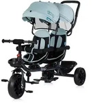 Chipolino Zwillingsdreirad, Blau, Metall, 49x95x131 cm, unisex, Outdoor...
