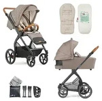 Gesslein Kombikinderwagen FX4 Swing Set, Taupe, Gold, Beigebraun, Textil,...