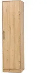 Masseno Dreht&uuml;renschrank, Eiche Artisan, Holzwerkstoff, 3 F&auml;cher, Rechteckig,