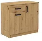 Masseno Kommode, Eiche Artisan, Holzwerkstoff, 1 Schubladen, 80x73x41 cm,...