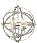 Searchlight H&auml;ngeleuchte Orbit, Silber, Metall, Kugel,Kugel, h&ouml;henverstellbar,