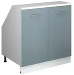 Vicco Dachschr&auml;genschrank, Blaugrau, Wei&szlig;, Holzwerkstoff, 1 F&auml;cher,...