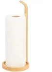 eluno K&uuml;chenrollenhalter,, Braun, Holz, 14x36.5x14 cm, K&uuml;chenzubeh&ouml;r,