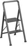 Spirella Klapptrittleiter, Schwarz, Metall, 47.5x85x42.5 cm, standsicher,