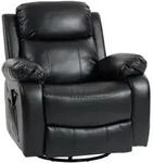 Homcom Massagesessel, Schwarz, Metall, 92x100x98 cm, Wohnzimmer, Sessel,