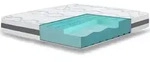 The White Stone Matratze, Wei&szlig;, Textil, H3 + H5, 120x200 cm, Made in Italy,