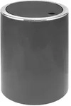 bremermann Kosmetikeimer, Grau, Kunststoff, 19x24.5x19 cm, Badaccessoires,