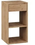 Vicco Nachttisch, Honigeiche, Holzwerkstoff, Rechteckig, 35x65x35 cm, Schlafzimmer,