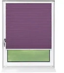Deco-Raum Plissee, Lila, Textil, 120x150 cm, Wohntextilien, Rollos & Jalousien,