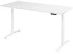 b&uuml;m&ouml; Schreibtisch, Wei&szlig;, Wei&szlig;, Holzwerkstoff, Nachbildung, Rechteckig, 180x74x80