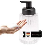 bremermann Seifenspender,, Transparent, Glas, 7.5x17x7.5 cm, Badaccessoires,