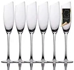 Intirilife Champagner/Sekt, Transparent, Glas, 0.15 L, leicht zu reinigen,...