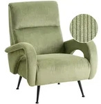Beliani Sessel, Gr&uuml;n, Textil, 77x93x75 cm, Wohnzimmer, Sessel, Polstersessel