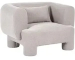 Beliani Sessel, Beige, Textil, 110x73x93 cm, Wohnzimmer, Sessel, Polstersessel