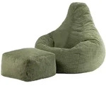 icon Sitzsack, Salbeigr&uuml;n, Textil, 200 L, 1-Sitzer, Freiform, 82x76x82 cm,
