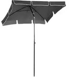Modfu Sonnenschirm, Grau, Metall, 130x198 cm, Sonnen- & Sichtschutz,...