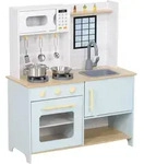 Aiyaplay Kinderk&uuml;che, Blau, Holzwerkstoff, 33x85.2x72 cm, unisex, Spielzeug,