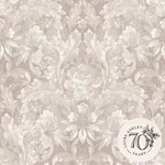 Laura Ashley Vliestapete, Grau, Papier, Kunststoff, Floral, Vintage, Rechteckig,