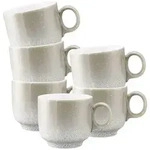 Seltmann Weiden Cappuccinotassen, Creme, Keramik, 0.3 L, Rund, Kaffee & Tee, Tassen,