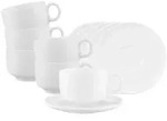 Seltmann Weiden Milchkaffeetassen, Wei&szlig;, Keramik, 0.35 L, Rund, Kaffee & Tee,