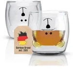 Intirilife Kaffeeglas, Transparent, Glas, 0.23 L, doppelwandig, Essen & Trinken,