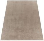 Paco Home Kurzflorteppich, Taupe, Textil, Rechteckig, 160x220 cm, strapazierf&auml;hig,