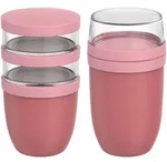 Mepal Lunchpot-Set, Altrosa, Kunststoff, Rund, 10.7x20x10.7 cm, K&uuml;chenzubeh&ouml;r,