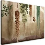 Feeby Leinwandbild, Gr&uuml;n, Textil, Baum/Pflanze/Natur, Rechteckig, 60x40 cm,...