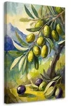 Feeby Leinwandbild, Gr&uuml;n, Textil, Baum/Pflanze/Natur, Rechteckig, 40x60 cm, Bilder
