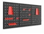 Proregal Werkzeugwand, Schwarz, Metall, Rechteckig, 240x60x2 cm, Freizeit,