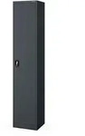Jan Nowak Aktenschrank, Anthrazit, Metall, 45x220x40 cm, Arbeitszimmer,
